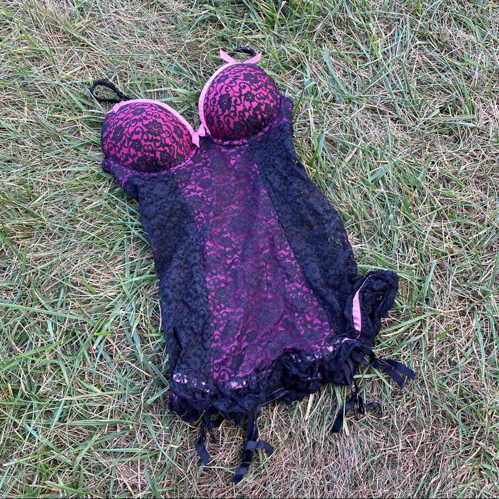 Victoria’s secret slip dress 34b pink lace